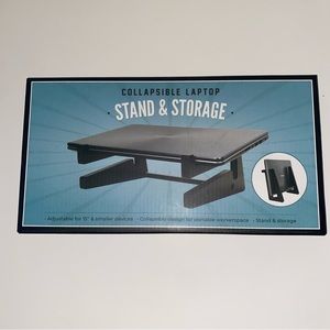 BNIB - Multifunctional Collapsible Laptop Stand & Storage Holder